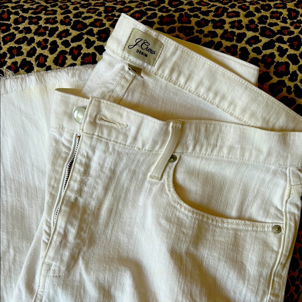 J. Crew White Skinny Jeans